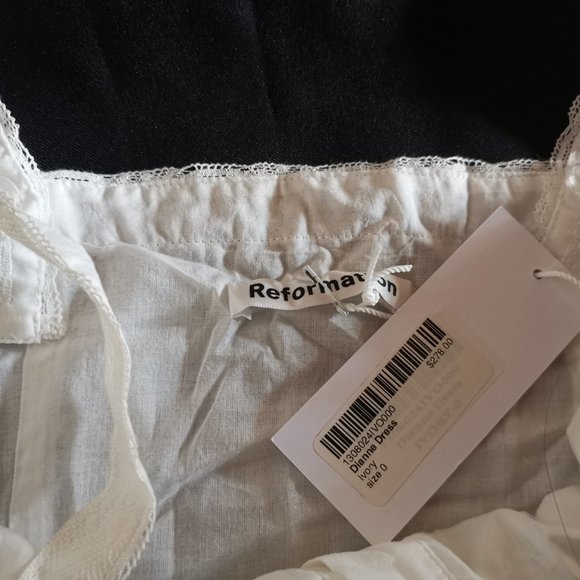 Reformation 'Dianne' White Midi Dress - Picture 3 of 3